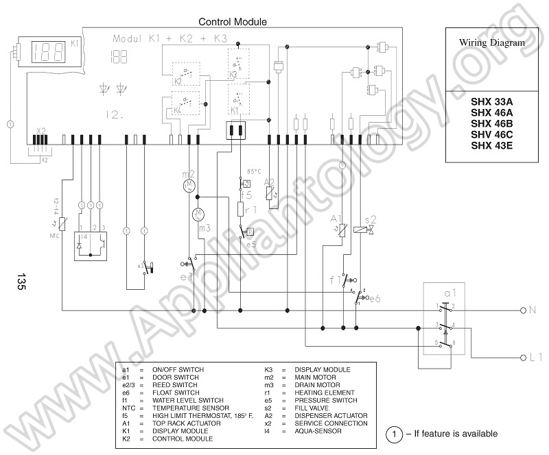 Wiring Diagram For Whirlpool Dishwasher from appliantology.org