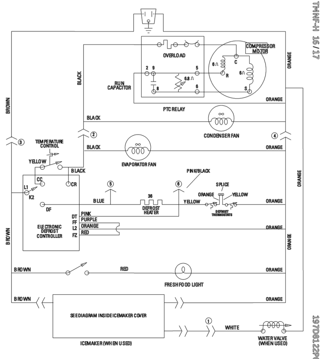Wiring Diagram  26 Ge Refrigerator Wiring Diagram