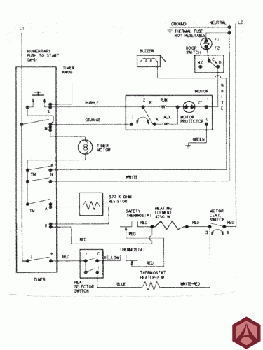 Maytag Performa PYE2300AYW wiring diagram - Appliance Repair Manual Pot