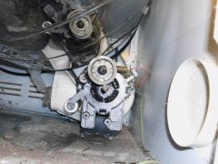 ASKO T700 Pulley And Motor Before Repair