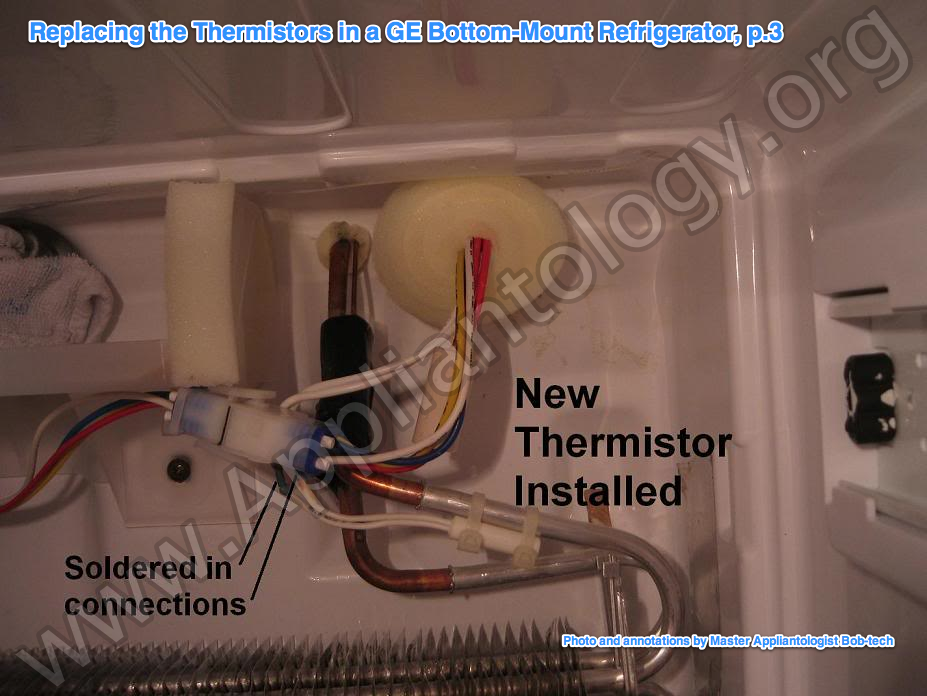 Replacing The Thermistors In A GE Bottom Mount Refrigerator, P.3 - The ...