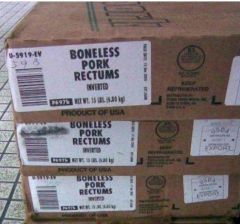 Boneless, Inverted Pork Rectums:  It's What's for Dinner!