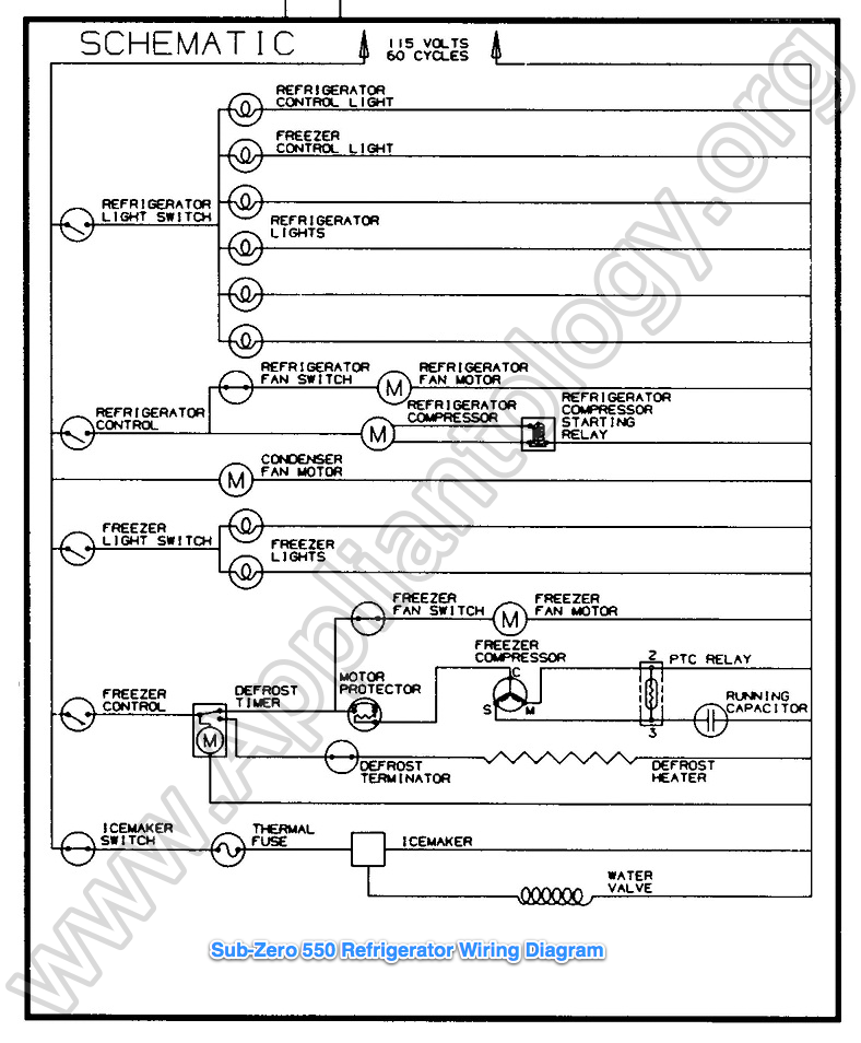 Sub Zero 550 Refrigerator Wiring Diagram - The ...