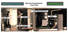 GE Monogram ZIC Refrigerator Machine Compartment Front View