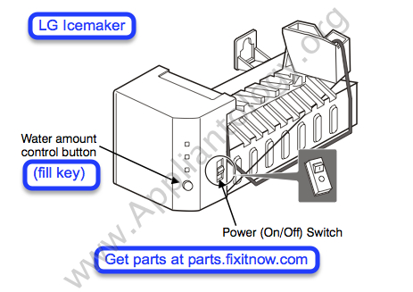 lg refrigerator ice maker settings