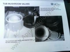 LG Titan Washer Training: Tub Mushroom Valves