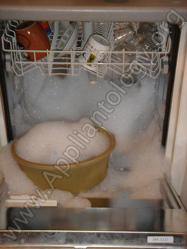dishwasher suds overflow