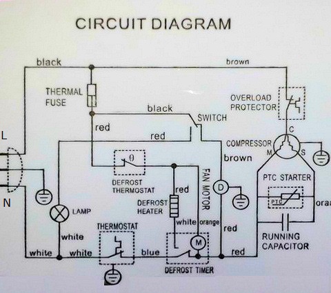 Fridge Whirlpool Whirlpool Refrigerator Wiring Diagram from appliantology.org