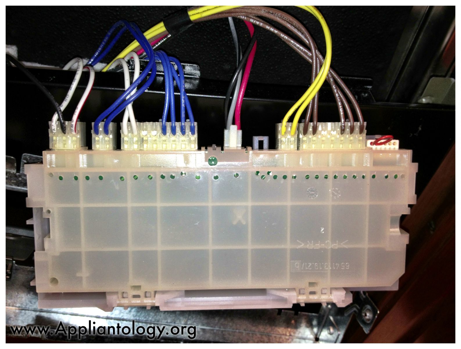 Bosch Dishwasher Control Board Wiring Harness Connections The