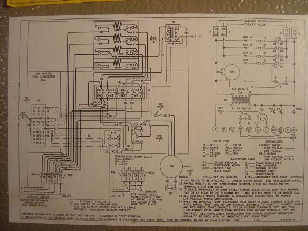 Goodman air handler A36-20,, not hot enuff - DIY Appliance Repair Help