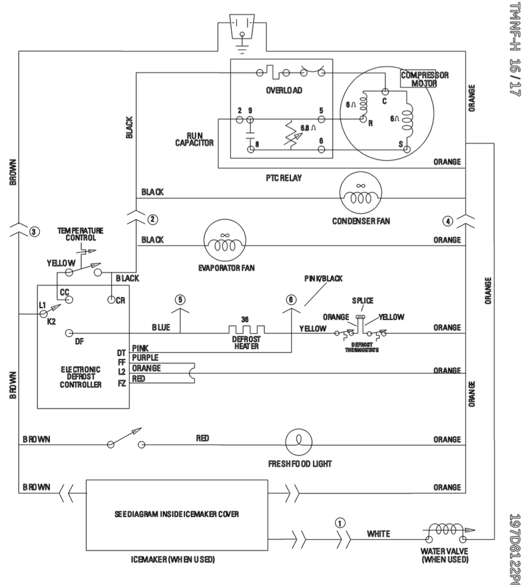 GE GTH18EBTZRWW Refrigerator Schematic - The Appliantology Gallery