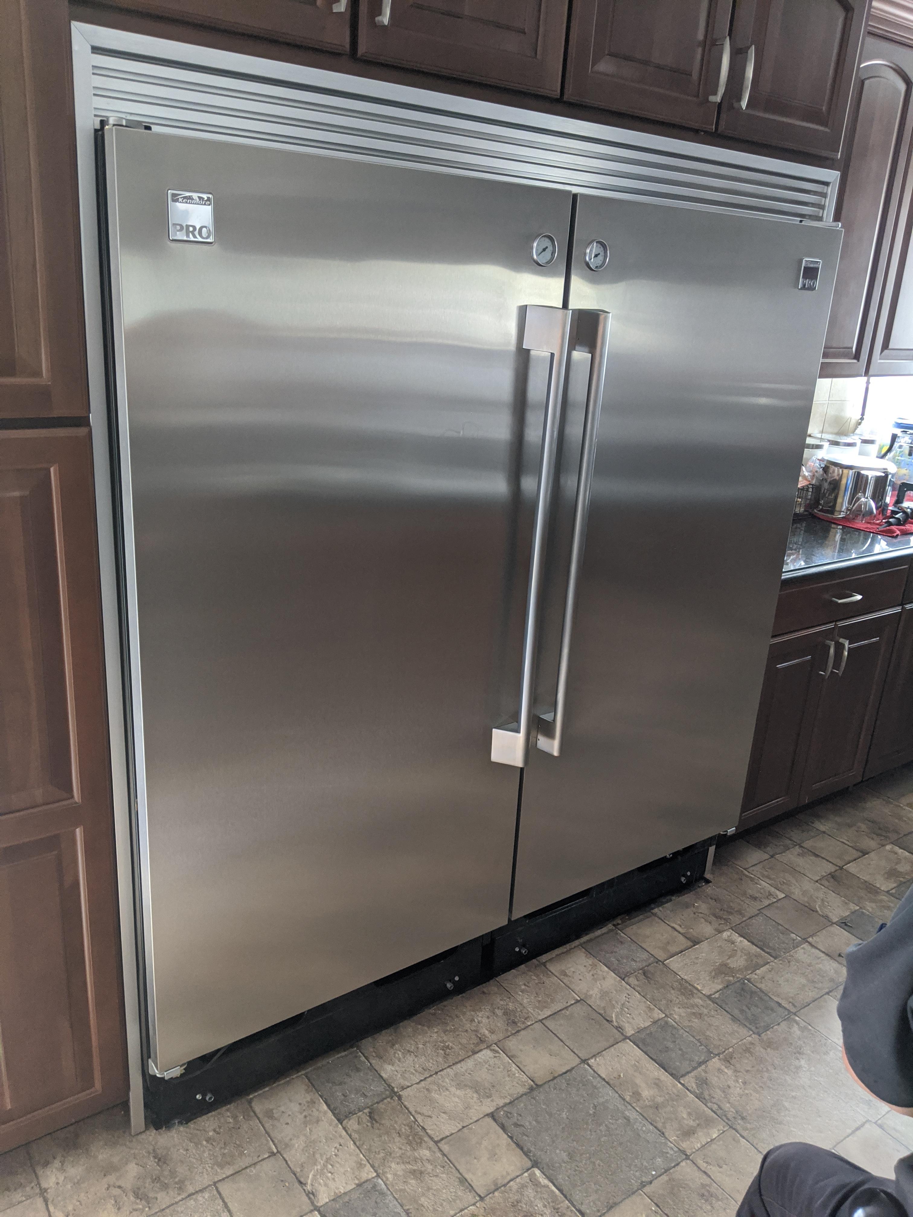 Kenmore Pro / Frigidaire Built-In Freezer and Refrigerator - Appliance