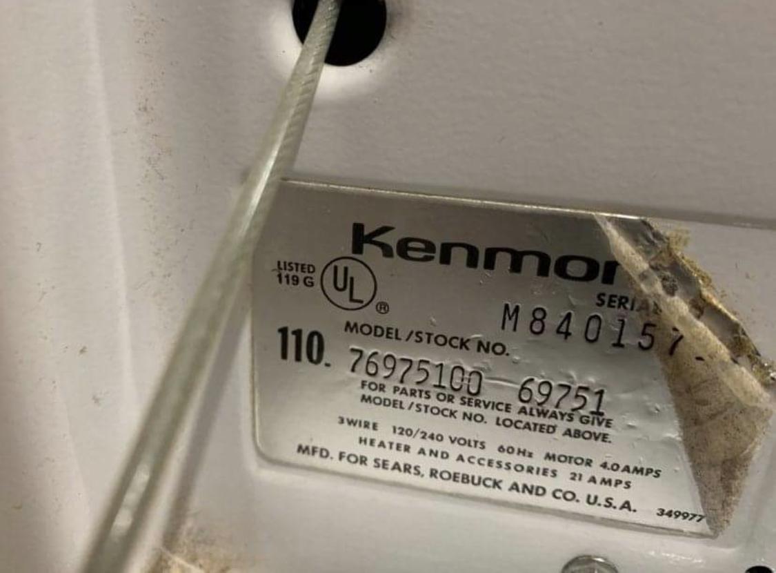 Kenmore Dryer Service Manual Needed - Appliance Service Manual Requests