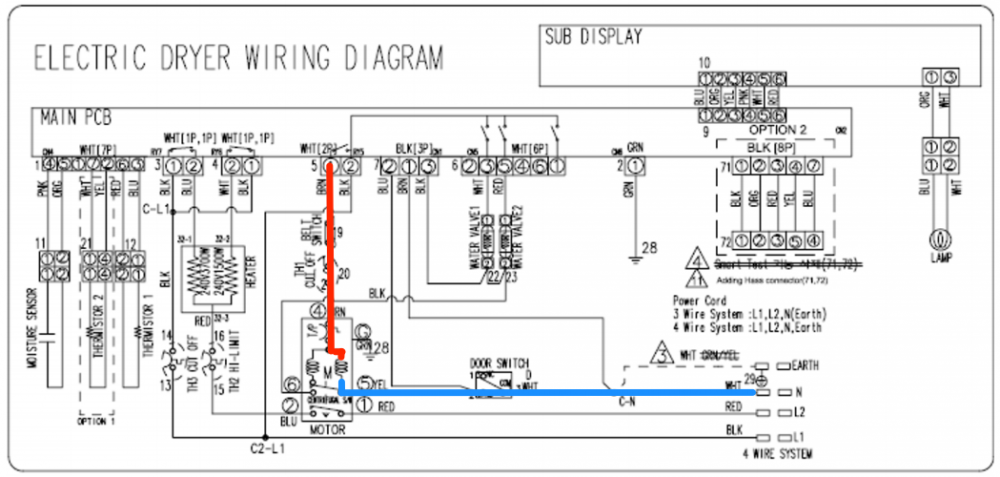Dryer Wiring Diagram Samsung Service Manual
