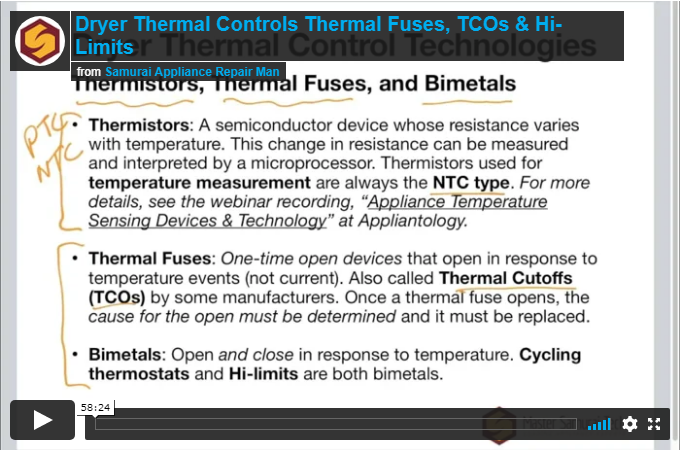 Learn How to Identify the Three Kinds of Dryer Thermal Controls