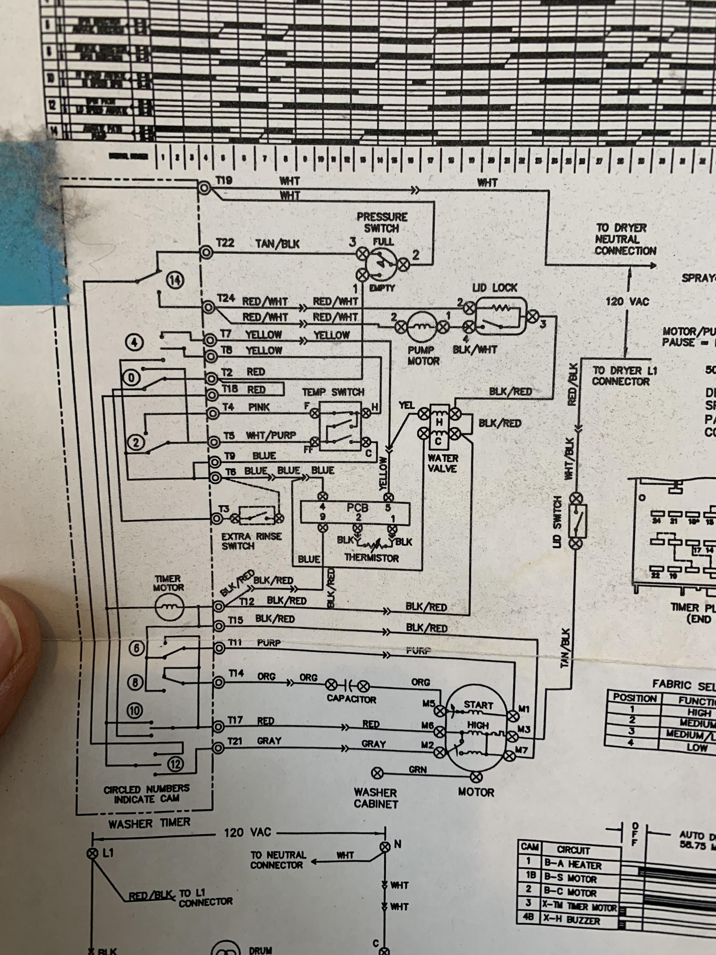 Tech sheet need for Kenmore Laundry Center 417.97962701 - Appliance ...