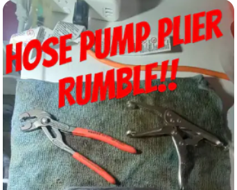 Testing Knipex 85 51 180A "Spring Hose Clamp Pliers" vs. ERP KP-2 Hose Clamp Pliers