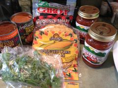 Enchilasagna ingredients